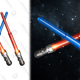 4-Pack of Star Wars Jedi and Sith Apprentice Lightsabers | $14 | Meh